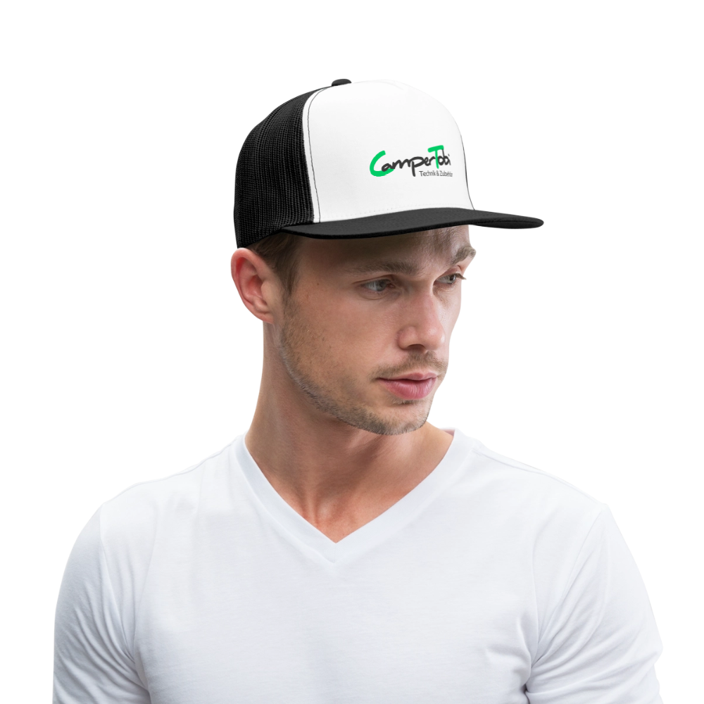 Trucker Cap | CamperTobi Technik & Zubehör - Weiß/Schwarz