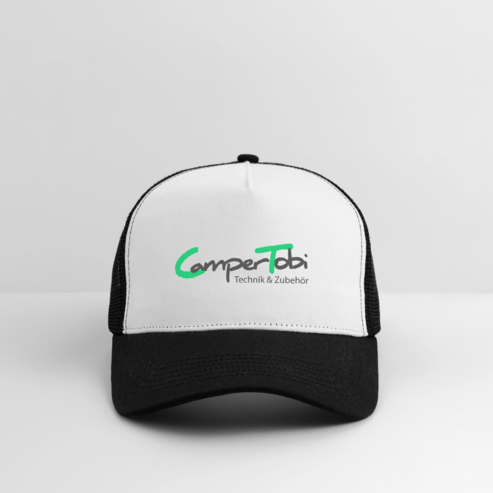 Trucker Cap | CamperTobi Technik & Zubehör - Weiß/Schwarz