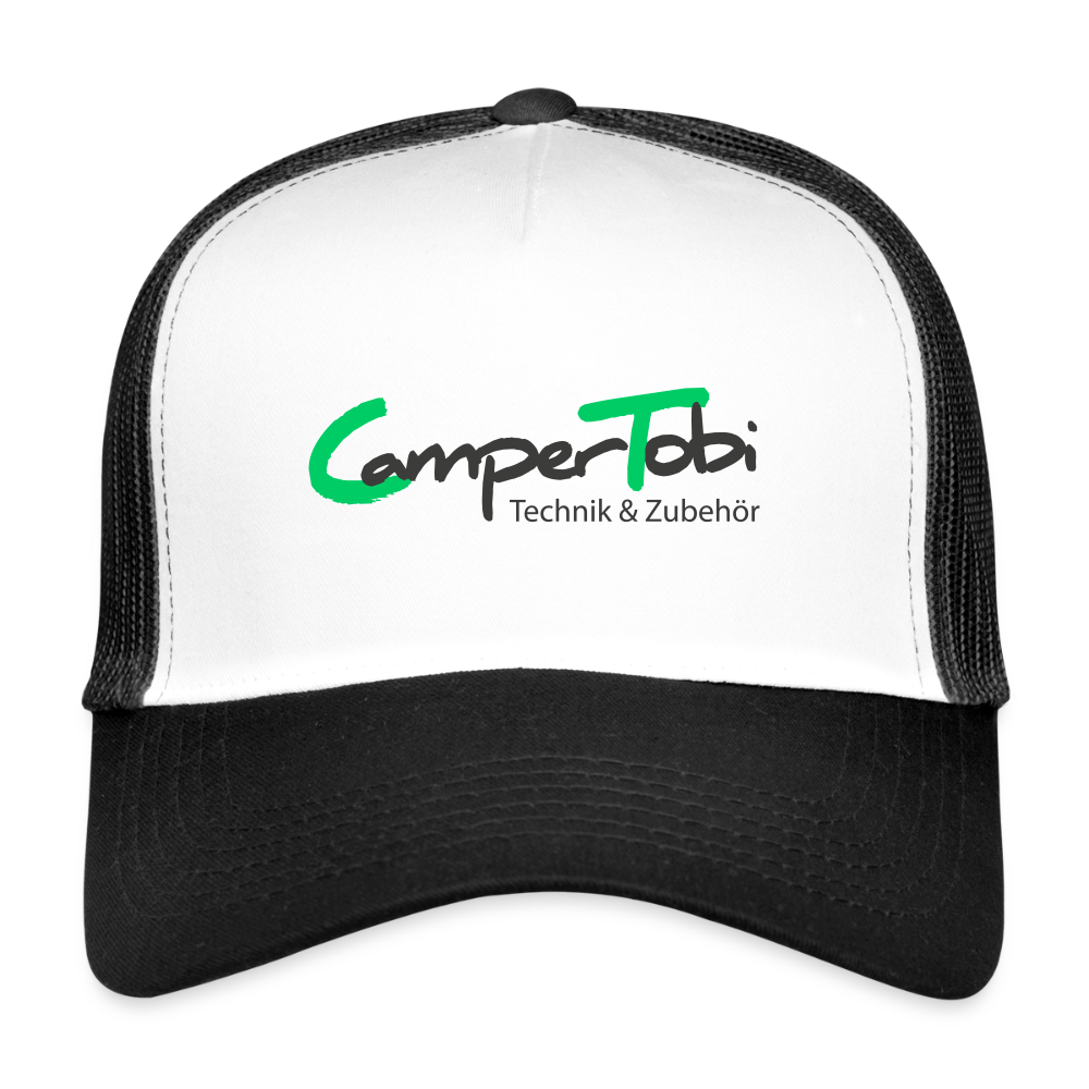 Trucker Cap | CamperTobi Technik & Zubehör - Weiß/Schwarz