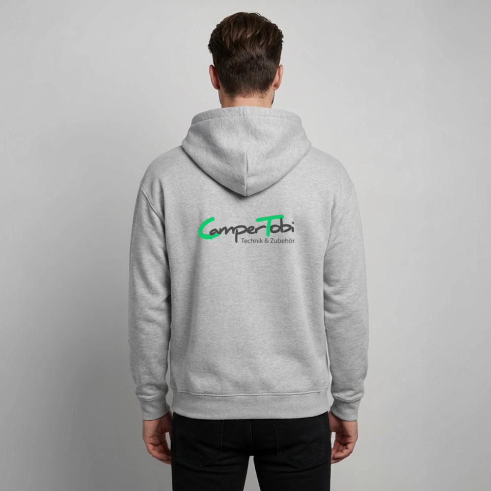 Unisex Hoodie | CamperTobi Technik&Zubehör - Grau meliert
